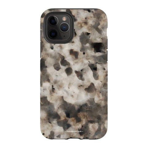 Cool Brown Tortoise Shell Print Tough Phone Case iPhone 11 Pro Satin [Semi-Matte] exclusively offered by The Urban Flair