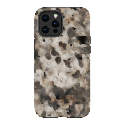 Cool Brown Tortoise Shell Print Tough Phone Case iPhone 12 Pro Max Gloss [High Sheen] exclusively offered by The Urban Flair