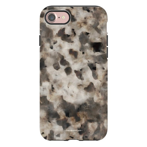 Cool Brown Tortoise Shell Print Tough Phone Case iPhone 7/8 Gloss [High Sheen] exclusively offered by The Urban Flair