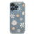 Cream Snowflake Clear Phone Case For iPhone 13 12 Mini 11 Pro Max XR XS 7 8 Plus SE 2020 Galaxy S20 Fe S21 Ultra Winter Christmas Design Feat