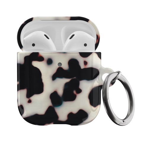 Shop The Creamy Tortoise Shell Airpods Case Exclusively at The Urban Flair - Trendy Aesthetic Covers Available For Your Original Apple AirPods and AirPods Pro Feat