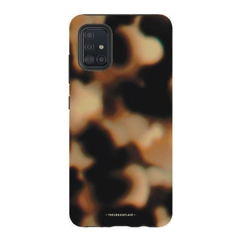 Galaxy A51 4G Gloss (High Sheen) Creamy Tortoise Shell Tough Phone Case - The Urban Flair