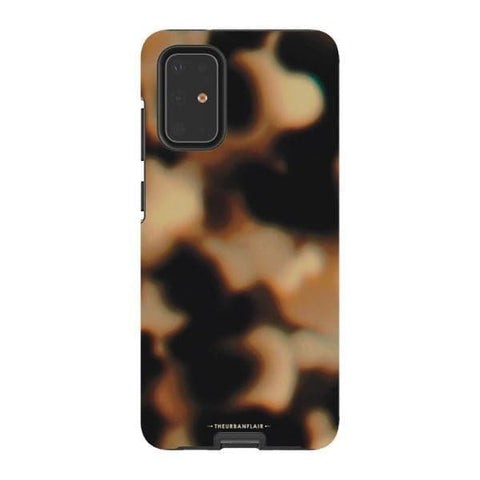 Galaxy S20 Plus Satin (Semi-Matte) Creamy Tortoise Shell Tough Phone Case - The Urban Flair