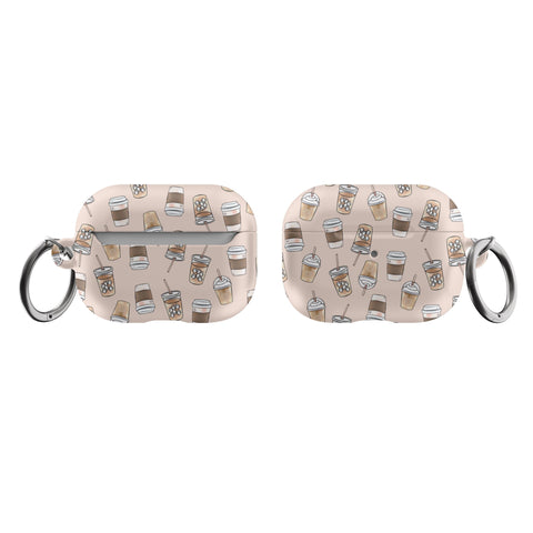 Shop The Cute Coffee AirPods Case Exclusively at The Urban Flair - Trendy Aesthetic Covers Available For Your Original Apple AirPods and AirPods Pro