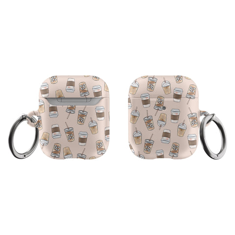 Shop The Cute Coffee AirPods Case Exclusively at The Urban Flair - Trendy Aesthetic Covers Available For Your Original Apple AirPods and AirPods Pro