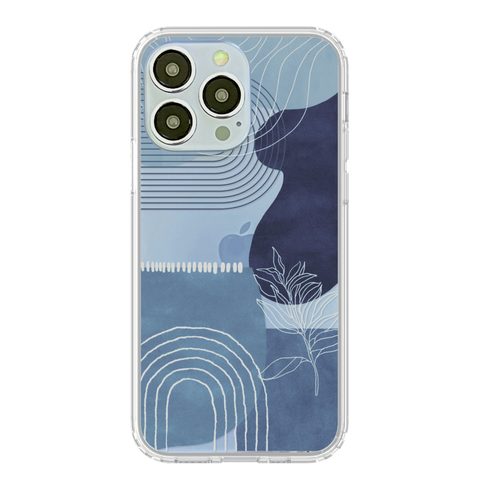 Cute Design Phone Cases For Your Sierra Blue iPhone 13 Pro & 13 Pro Max iPhone 13 Pro Max #1 - Abstract Shapes exclusively offered by The Urban Flair