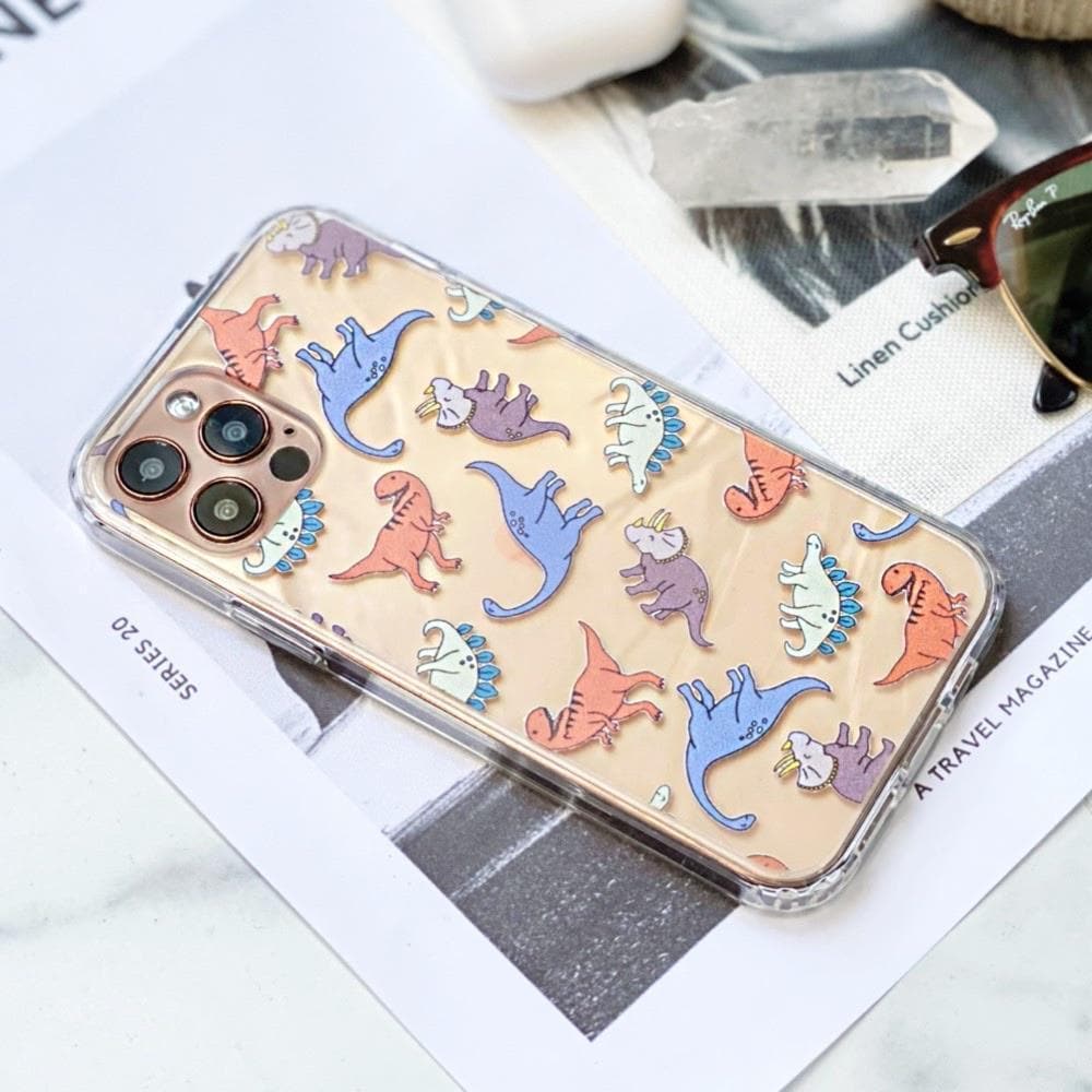Cute Dinosaur Clear Phone Case Cute Dinosaur Clear Phone Case