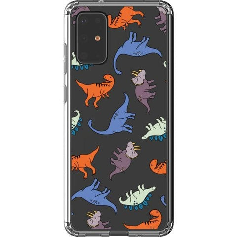 Cute Dinosaur Clear Phone Case for your Galaxy S20 Plus exclusively at The Urban Flair