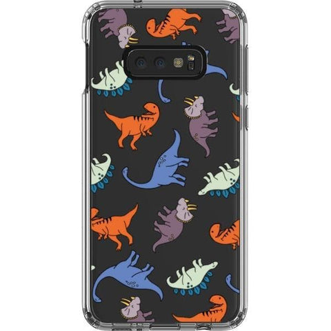 Galaxy S10 Cute Dinosaur Clear Phone Case - The Urban Flair