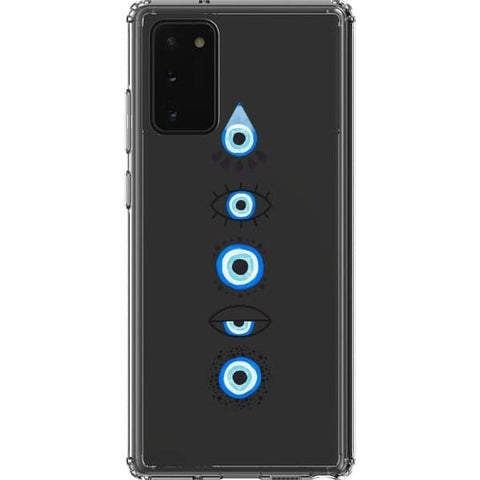 Note 20 Cute Evil Eyes Clear Phone Case - The Urban Flair