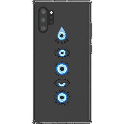 Note 10 Plus Cute Evil Eyes Clear Phone Case - The Urban Flair