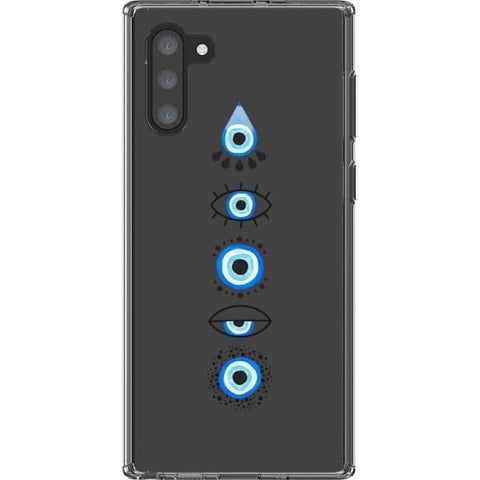 Note 10 Cute Evil Eyes Clear Phone Case - The Urban Flair