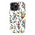 iPhone 13 Pro Max Gloss (High Sheen) Cute Fall Watercolor Flowers Tough Phone Case - The Urban Flair