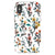 iPhone X/XS Gloss (High Sheen) Cute Fall Watercolor Flowers Tough Phone Case - The Urban Flair