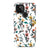 Pixel 4A 5G Satin (Semi-Matte) Cute Fall Watercolor Flowers Tough Phone Case - The Urban Flair