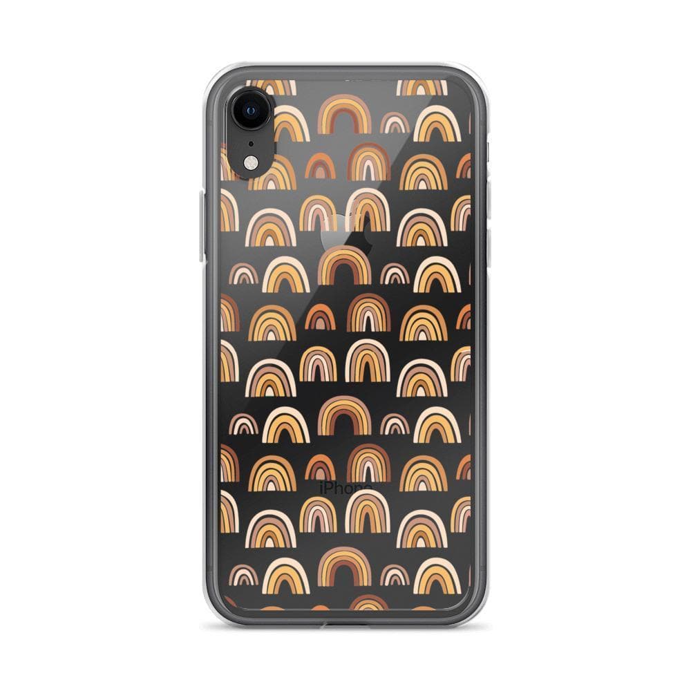Cute Modern Rainbows Clear Phone Case for Apple iPhone 15 (& more!) The  Urban Flair