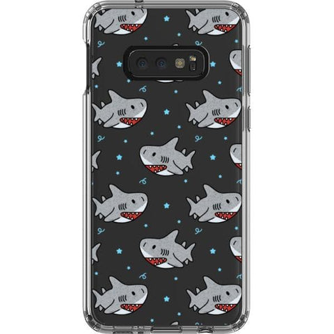 Galaxy S10 Cute Shark Clear Phone Case - The Urban Flair