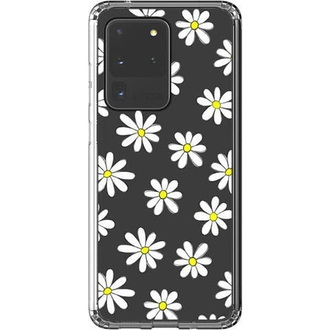 Daisy Doodles Clear Phone Case for your Galaxy S20 Ultra exclusively at The Urban Flair