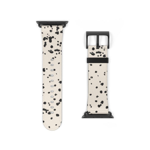 Shop The Dalmatian Print Apple Watch Band Exclusively at The Urban Flair - Trendy Faux/Vegan Leather iWatch Straps - Affordable Replacements Bands For Women