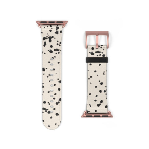 Shop The Dalmatian Print Apple Watch Band Exclusively at The Urban Flair - Trendy Faux/Vegan Leather iWatch Straps - Affordable Replacements Bands For Women