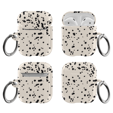 Shop The Dalmatian Spots Airpods Case Exclusively at The Urban Flair - Trendy Aesthetic Covers Available For Your Original Apple AirPods and AirPods Pro
