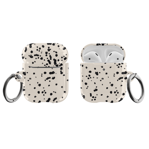 Shop The Dalmatian Spots Airpods Case Exclusively at The Urban Flair - Trendy Aesthetic Covers Available For Your Original Apple AirPods and AirPods Pro Feat