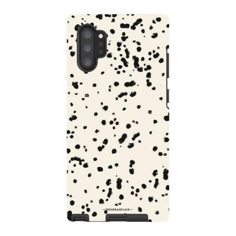 Galaxy Note 10 Plus Satin (Semi-Matte) Dalmatian Spots Tough Phone Case - The Urban Flair