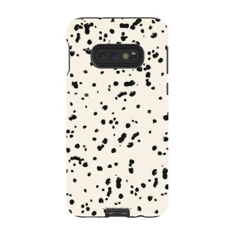 Galaxy S10e Gloss (High Sheen) Dalmatian Spots Tough Phone Case - The Urban Flair