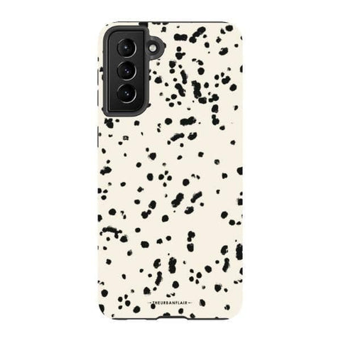 Galaxy S21 Plus Gloss (High Sheen) Dalmatian Spots Tough Phone Case - The Urban Flair
