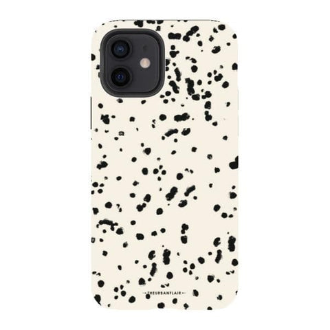 iPhone 12 Gloss (High Sheen) Dalmatian Spots Tough Phone Case - The Urban Flair