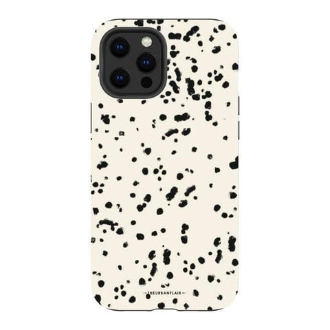 iPhone 12 Pro Max Satin (Semi-Matte) Dalmatian Spots Tough Phone Case - The Urban Flair