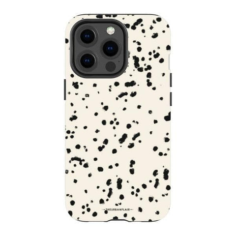 iPhone 13 Pro Gloss (High Sheen) Dalmatian Spots Tough Phone Case - The Urban Flair