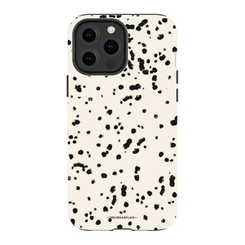 iPhone 13 Pro Max Satin (Semi-Matte) Dalmatian Spots Tough Phone Case - The Urban Flair