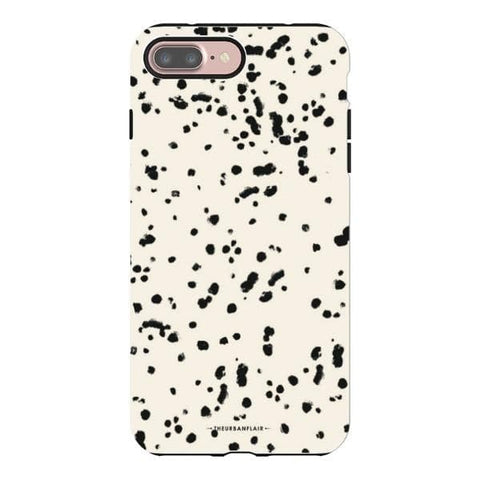 iPhone 7 Plus/8 Plus Gloss (High Sheen) Dalmatian Spots Tough Phone Case - The Urban Flair