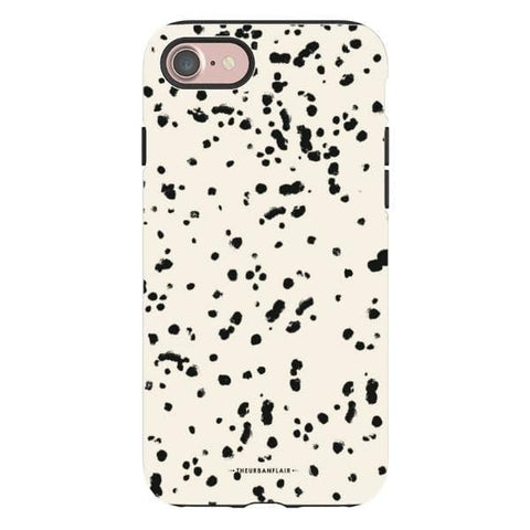 iPhone 7/8/SE 2020 Gloss (High Sheen) Dalmatian Spots Tough Phone Case - The Urban Flair