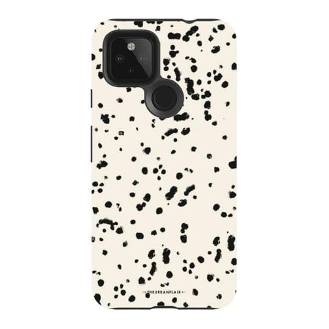 Pixel 4A 5G Gloss (High Sheen) Dalmatian Spots Tough Phone Case - The Urban Flair