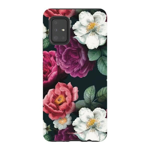 Galaxy A51 5G Gloss (High Sheen) Dark Botanical Tough Phone Case - The Urban Flair