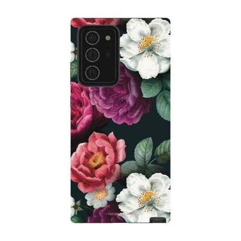Galaxy Note 20 Ultra Gloss (High Sheen) Dark Botanical Tough Phone Case - The Urban Flair