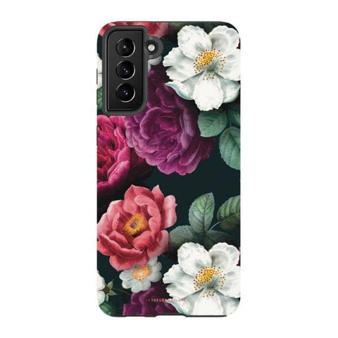 Galaxy S21 Plus Gloss (High Sheen) Dark Botanical Tough Phone Case - The Urban Flair
