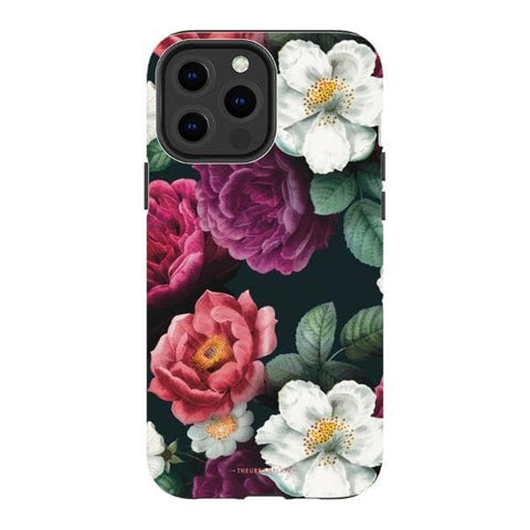 iPhone 13 Pro Max Gloss (High Sheen) Dark Botanical Tough Phone Case - The Urban Flair