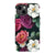 iPhone 13 Satin (Semi-Matte) Dark Botanical Tough Phone Case - The Urban Flair