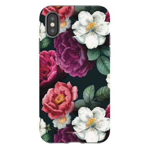 iPhone X/XS Gloss (High Sheen) Dark Botanical Tough Phone Case - The Urban Flair