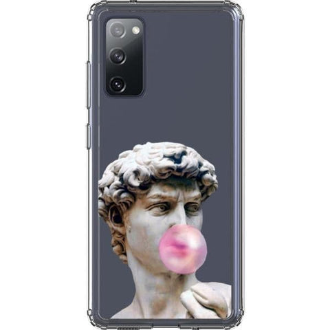 David Greek Statue Bubblegum Clear Phone Case for your Galaxy S20 FE exclusively at The Urban Flair