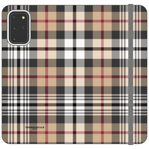 Galaxy S20 Plus Designer Plaid Wallet Phone Case - The Urban Flair