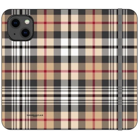 iPhone 13 Designer Plaid Wallet Phone Case - The Urban Flair