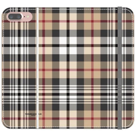 iPhone 7 Plus/8 Plus Designer Plaid Wallet Phone Case - The Urban Flair
