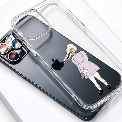 Dolphin Girl Phone Case For iPhone 14 Plus 13 Pro Max Mini 12 XR 7 8 Clear Cover With Aesthetic Weird Design The Urban Flair Feat