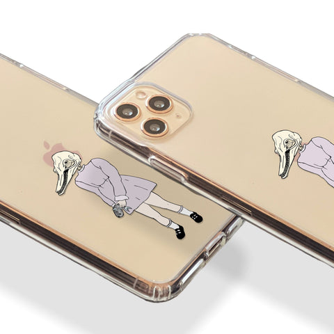 Dolphin Girl Phone Case For iPhone 14 Plus 13 Pro Max Mini 12 XR 7 8 Clear Cover With Aesthetic Weird Design The Urban Flair Feat