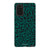 Galaxy Note 20 Satin (Semi-Matte) Emerald Leopard Print Tough Phone Case - The Urban Flair