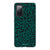 Galaxy S20 FE Satin (Semi-Matte) Emerald Leopard Print Tough Phone Case - The Urban Flair
